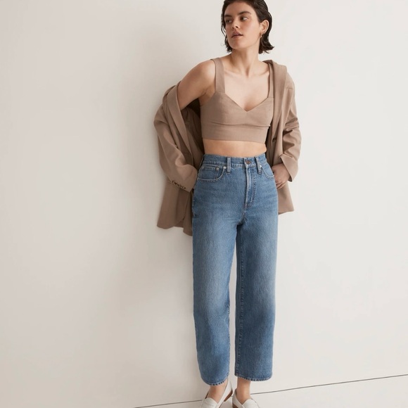 Madewell Perfect Vintage Wide Leg Crop Jeans - Picture 5 of 6